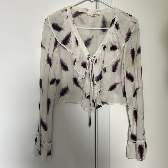 🥳 Forever 21 blouse - Picture 1 of 4